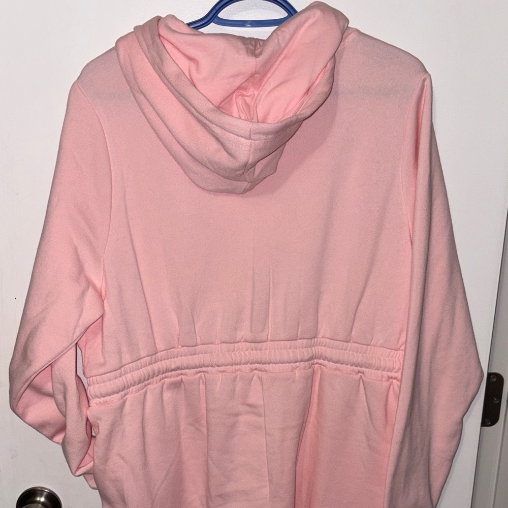 NWT 1XL Torrid Pink Long-Sleeve Hoodie Dress- AS IS - Picture 8 of 11